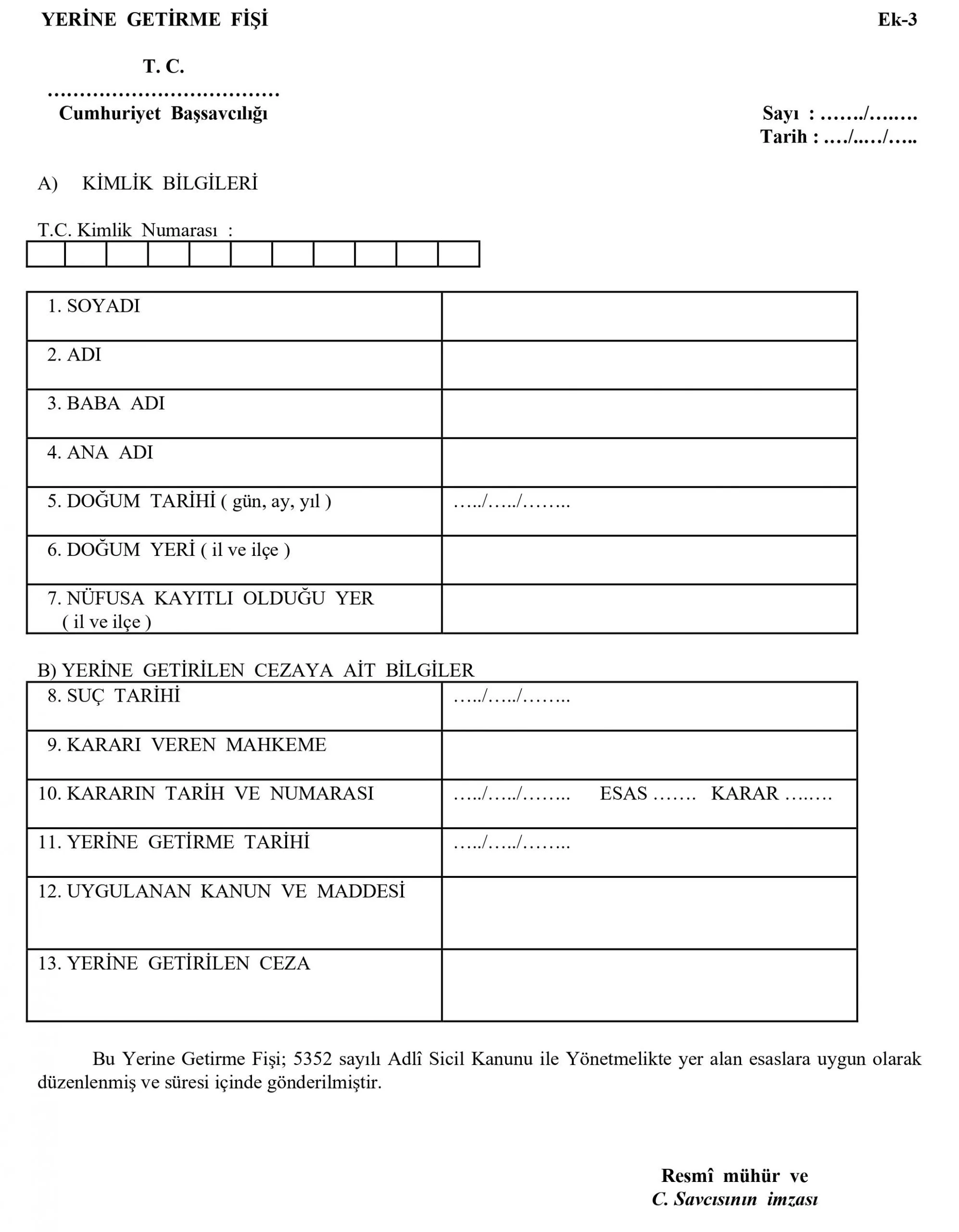 adli sicil
