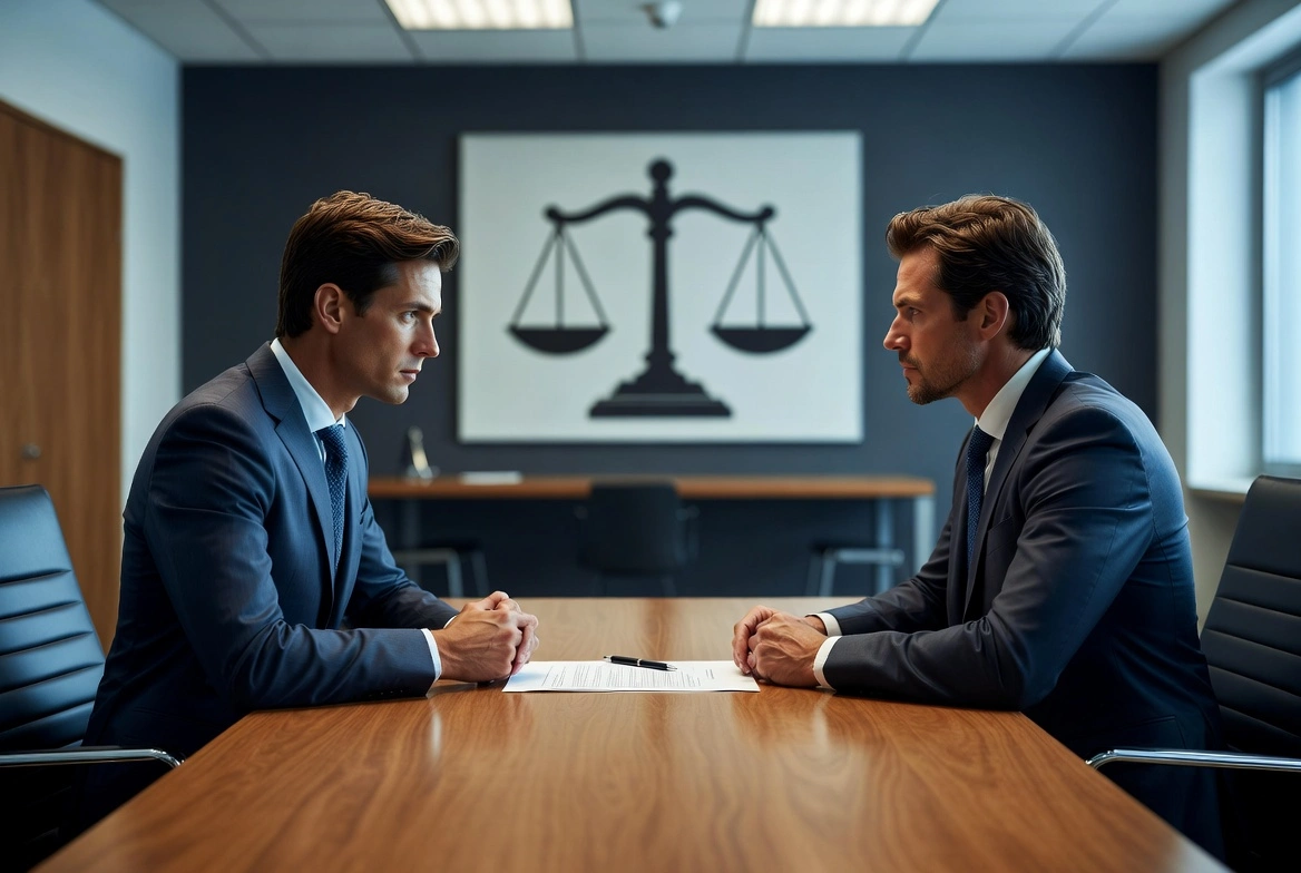 Limited şirket ortaklıktan çıkma davası ve ayrılma akçesi sürecini temsil eden kurumsal hukuki görsel.