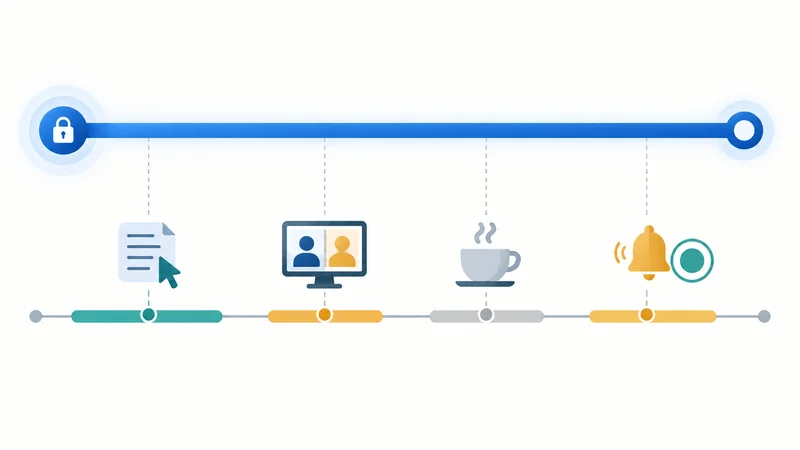 Açık VPN oturumu içinde çalışma, dinlenme ve bekleme aralıklarının ayrımı